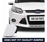 Copertura Gancio Traino Anteriore per Ford Focus MK3 2011-2014 Frozen White Z2