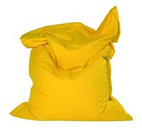 Copertura gonfiabile rettangolare per pouf da piscina, impermeabile, per divano, salone e chaise longue (giallo, 120 x 150 cm)