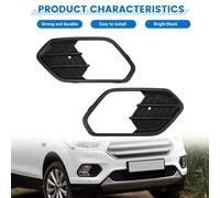 Copertura Griglia Fendinebbia Anteriore Paraurti Auto Per 2017-2019