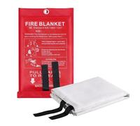 Copertura ignifuga, protezione del corpo umano, coperta resistente al calore, 1 m x 1 m, lama antincendio da cucina, ignifuga, per la prevenzione delle catastrofi