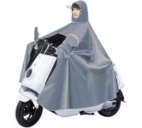 Copertura impermeabile a per scooter da mobilità Poncho antipioggia universale for bici elettriche biciclette motocicli multicolore 4XL-5XL(Grijs,4XL)