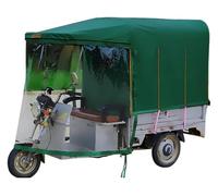 Copertura impermeabile a per scooter da mobilità Triciclo Elettrico Parapioggia Riflettente Antivento Acciaio Oxford Ciano Verde Taglie Multiple(Green,130 * 95 cm/51 * 37")