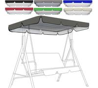 Copertura impermeabile antivento di ricambio per dondolo - 190 x 132 x 15 cm - Copertura superiore per dondolo da giardino - Coperture per mobili da patio