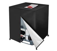 Copertura impermeabile da 1000 litri IBC, con protezione UV e tessuto Oxford, per serbatoio d'acqua all'aperto e stoccaggio di attrezzature, nero