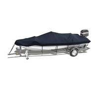 Copertura Impermeabile For Barca A Vela Copertura Antiusura For Rimorchio Pesante Accessorio For Tendalino In Tela Rimorchiabile Marino 600D 17-22 FT Anti UV Facile Da Usare(17-19ft)