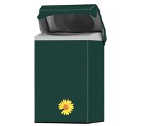 Copertura impermeabile for lavatrice, asciugatrice, portatile, for esterni, con caricamento dall'alto, adesivo, tappetino di stoccaggio, fascia elastica isolante Per Le Lavatrici(Green,52x55x85cm S)