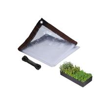 Copertura Impermeabile In Tela | Trasparente Da Giardino Con Occhielli Rinforzati,Accessorio Protettivo Multifunzione Per Piante Arredamento Campeggio Giardino