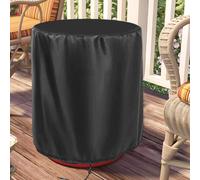 Copertura impermeabile nera per arredo bar e patio refrigeratore 21 x 23 pollici