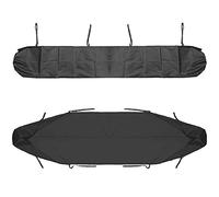 Copertura impermeabile nera per veranda da terrazza, 4 m, riparo da esterno per terrazze da giardino, terrazze e protezione invernale, ricambio durevole