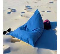 Copertura impermeabile Oxford per poltrona a sacco, portatile, per chaise longue e divano letto, per adulti, per campeggio e piscina, morbido blu mare (senza imbottitura)