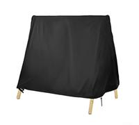 Copertura impermeabile per altalena per esterni per mobili da esterno, progettata per una facile applicazione e protezione tutto l'anno (nero216 x 140 x 170 cm)