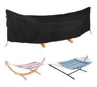Copertura impermeabile per amaca, difende da tempeste intense precipitazioni, umidità, tettoia per mobili per tutte le stagioni, dimensioni 380 x 17 x 80 cm, tessuto Oxford 420D resistente