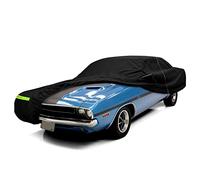 Copertura impermeabile per auto sostitutiva per Dodge Challenger 1970-1974, T/A, R/T, 2 porte Hardtop/Notchback Coupe 210T, per tutte le condizioni atmosferiche, con porta con cerniera per protezione