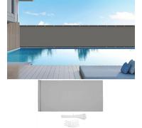 Copertura impermeabile per balcone, resistente tessuto Oxford, recinzione con fascette per ponte, giardino, ringhiera della piscina, soluzione per la privacy all'aperto