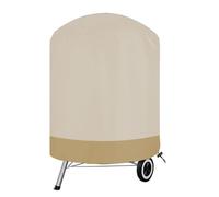 Copertura impermeabile per barbecue, 70 x 70 cm, rotonda, per stufa a fuoco | Questa copertura impermeabile protegge la griglia esterna da forti piogge e intemperie durante tutto l'anno.