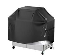 Copertura impermeabile per barbecue, resistente, copertura per griglia, copertura per griglia impermeabile da 158 cm, regolabile, resistente alle intemperie, per esterni, grande copertura protettiva