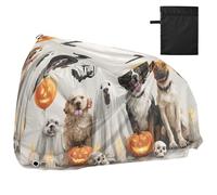 Copertura impermeabile per bicicletta da esterno per ciclomotore, resistente e antivento, protezione solare per mountain bike, bici da strada, cani realistici, costumi fantasma di Halloween