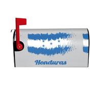 Copertura impermeabile per cassetta delle lettere, con bandiera blu dell'Honduras, copertura magnetica per decorare la casa e il giardino, dimensioni 53,3 x 45,7 cm