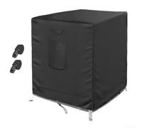 Copertura impermeabile per condizionatore d'aria esterna in tessuto Oxford 420D con cinghie regolabili progettata per la protezione invernale da pioggia, neve, polvere e forti venti (76,2 x 76,2 x