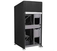 Copertura impermeabile per cuccia per gatti da esterno, in tessuto Oxford 600D, grande riparo per animali domestici, protezione dalle intemperie con fibbie antivento, resistente ai raggi UV, per un