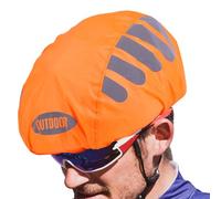 Copertura impermeabile per elmetto protettivo - Protezione antipioggia riflettente e durevole per caschi da cantiere, ciclismo e attrezzatura di sicurezza sul lavoro con vestibilità elastica sicura pe