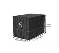 Copertura impermeabile per gabbia per cani, 76 x 54 x 50 cm, 210D Oxford | Blocca la luce per un sonno calmo, riduce la masticazione dell'abbaiare, sicurezza simile a una tana, tessuto nero