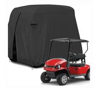Copertura impermeabile per golf cart da golf, 210D Oxford protezione per tutte le condizioni atmosferiche con scudo UV e rivestimento in argento, design resistente al vento, per uso esterno (242 x 122