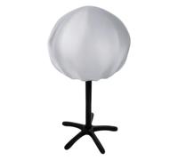 Copertura impermeabile per griglia elettrica George Foreman, griglia di supporto Severin, griglia a bollitore, diametro 50 cm, design con maniglia facile da togliere (grigio)