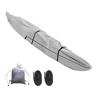 Copertura impermeabile per kayak e canoa da 3 m, resistente 420 denari, protezione solare e antipolvere, colore grigio, attrezzatura da viaggio e per imbarcazioni all'aperto di alta qualità