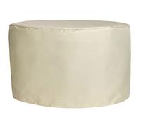Copertura impermeabile per mobili da esterno, 160 x 70 cm, in tessuto Oxford marrone, per tavoli da giardino, patio, tavolo rotondo, protezione antivento per divani e sedie