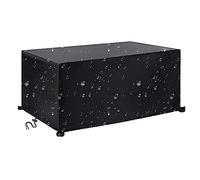 Copertura impermeabile per mobili da giardino, 125 x 125 x 70 cm, antivento, anti UV, per divano e tavolo rettangolare da patio per la massima protezione
