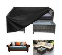 Copertura impermeabile per mobili da giardino 600D, resistente, 260 x 200 x 85 cm, resistente ai raggi UV, protezione per tavolo da giardino per esterni e salotto, protezione per tutte le stagioni