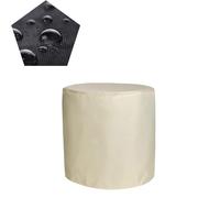 Copertura impermeabile per mobili da giardino Oxford 420D, 190 x 110 cm, protezione per tavolo rotondo, resistente, per tutte le condizioni atmosferiche, protezione resistente