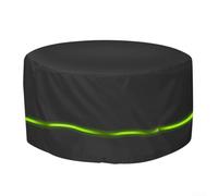 Copertura impermeabile per mobili Oxford 210D, con striscia di sicurezza fluorescente, design resistente agli strappi e antivento, adatta per tavoli rotondi da esterno, tavoli lunghi, panche e sedie