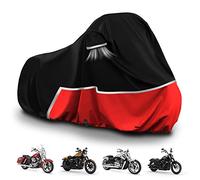 Copertura impermeabile per moto per Harley Davidson Cruiser Models, 420D Oxford Cloth Softail, Dyna, Iron 883, Fat Boy 114, Forty-Eight, Low Rider, Sport Glide Cover per protezione da pioggia neve