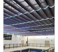 Copertura impermeabile per pergola, per terrazza e patio, tettoia retrattile, di ricambio, con filo ondulato (0,9 x 5 m) per protezione solare esterna