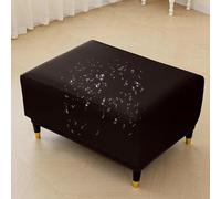 Copertura Impermeabile Per Pouf, Housse Elastico In PU Per Sedie E Panche, Cuscino Protettivo Per Mobili Lavabile In Lavatrice Per Soggiorno, Cucina, Esterno(Brown,M)