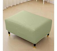 Copertura Impermeabile Per Pouf, Housse Elastico In PU Per Sedie E Panche, Cuscino Protettivo Per Mobili Lavabile In Lavatrice Per Soggiorno, Cucina, Esterno(Green,XS)