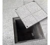 Copertura impermeabile per pozzetto in acciaio inox, per patio, giardini e cortili scolastici, copertura invisibile per fossa settica