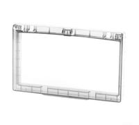 Copertura impermeabile per prese in plastica, montaggio a parete, 86 tipo box progettato per proteggere le prese elettriche in ambienti umidi (trasparente)