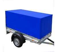 Copertura impermeabile per rimorchio, in poliestere Oxford 420D, antivento, resistente, con corda elastica, per rimorchi, camper, camper (blu)