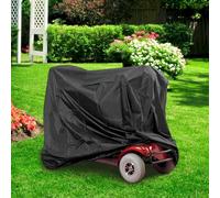 Copertura impermeabile per scooter mobilità, per scooter a tre e quattro ruote (nero, 142 x 66 x 91 cm)