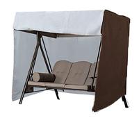 Copertura impermeabile per sedia a dondolo da esterno, resistente alla polvere e al sole, adatta per sedie a dondolo da giardino a 3 posti, adatta a 160 x 120 x 170 cm, resistente alle intemperie