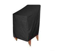 Copertura impermeabile per sedia da giardino Oxford 210D per uso esterno patio e balcone, resistente all'inverno, antipolvere, antivento, con orlo regolabile e borsa per il trasporto (sedia singola)