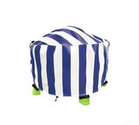 Copertura impermeabile per tavoli da esterno con sabbia e acqua, realizzata in tessuto Oxford 210D, chiusure a scatto e coulisse regolabile per mantenere la copertura sicura in caso di vento (strisce