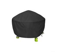 Copertura impermeabile per tavoli da gioco con sabbia e acqua, tessuto Oxford con bottoni a pressione e coulisse per una protezione completa del tavolo contro gli elementi (nero)