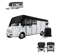 Copertura Impermeabile per Tetto di Camper Resistente ai Raggi UV,Telone Protettivo per Camper,Copertura Superiore per Camper,Protezione per Tetto,Nero,8.5×3.0m/28×10ft