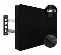 Copertura impermeabile per TV da esterno WSYW60-65" 600D, resistente alle intemperie, protezione per schermo LED a 360, nera.
