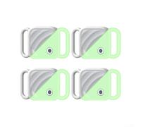 Copertura impermeabile per UGREEN Finder Duo set da 4 (fosforescente) | Silicone, impermeabile, antipolvere, su misura per Finder Duo, facile montaggio