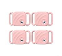 Copertura impermeabile per UGREEN Finder Duo set da 4 pezzi (rosa) | Silicone, impermeabile, antipolvere, su misura per Finder Duo, facile montaggio